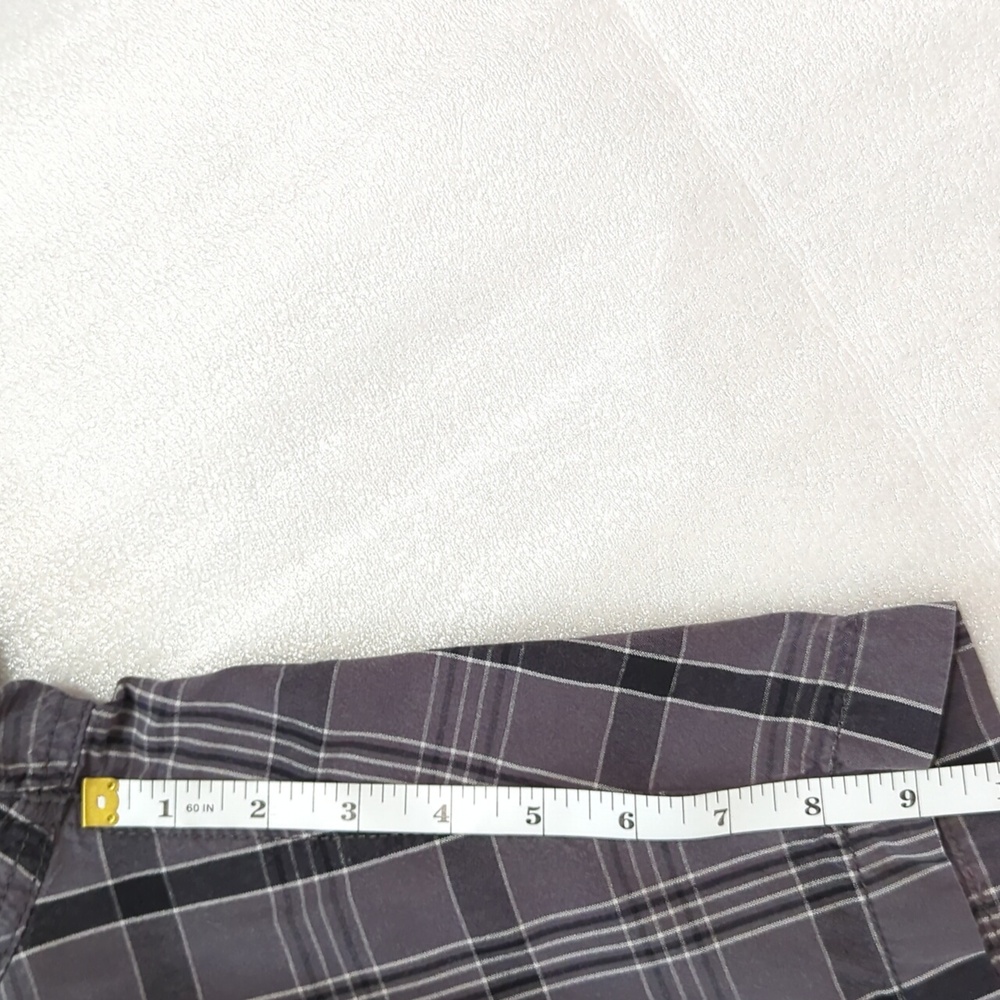Men's Faded Glory Gray with Black and White Striped Shorts Size 38 - Picture 6 of 7
